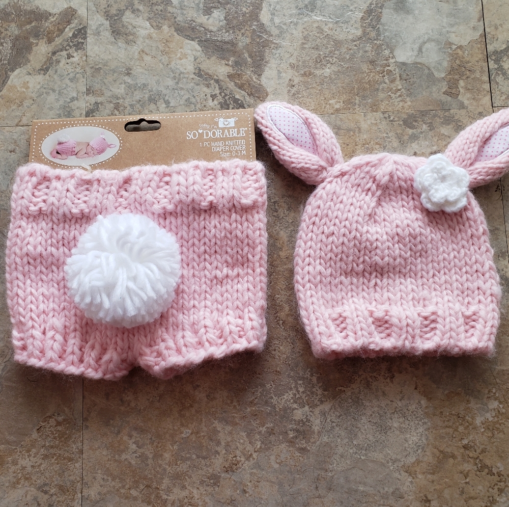 Pink Bunny Newborn Set